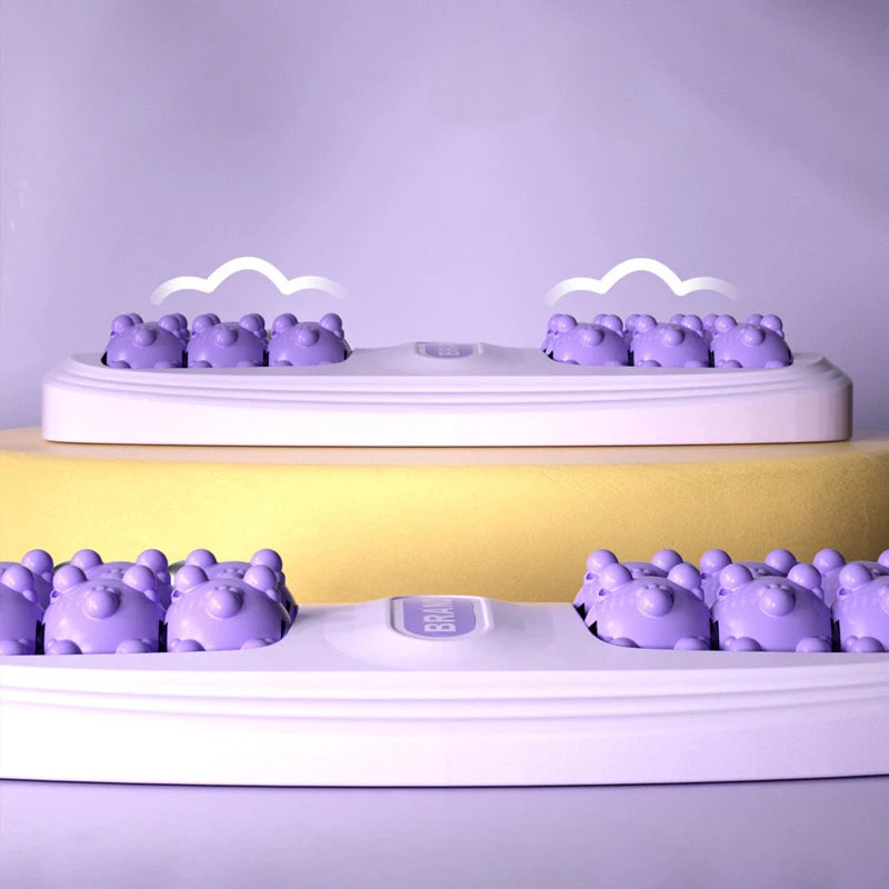 HUAHUATri-Color Foot Massager Roller with Multi-Point Massage Function and Magnetic BeadsHUAHUA