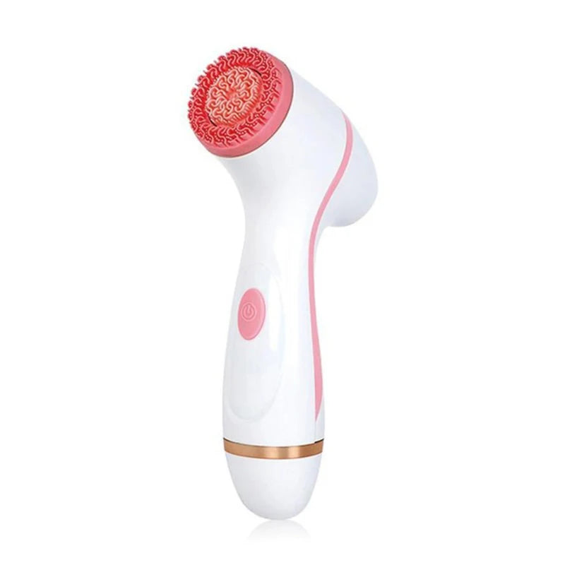Popular Face Cleaning Device Skin Care Face Massager Electric Silicone Face Scrub Brush Pore Cleanser