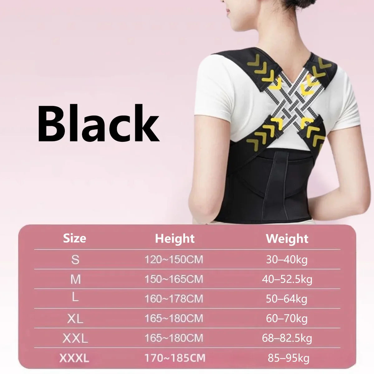 Posture Corrector | Adjustable Back Support Belt for Abdominal Waist Correction,  Spine Alignment Waist Trainer Unisex